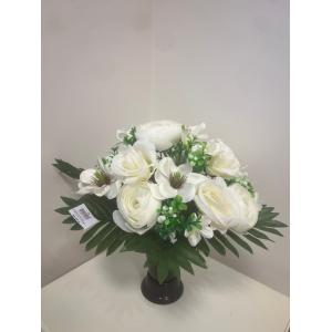 Bouquet de roses blanches