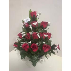 Coupe de roses rouges